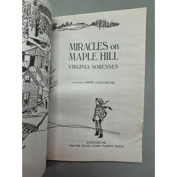 Miracles On Maple Hill By Virginia Sorensen Paperback Book Scholastic READ - Picture 5 of 8